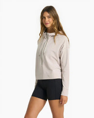 Vista Half Zip Hoodie | Oyster Heather