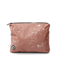 ALOHA-Mid Pouch | Burnt Clay Splatter