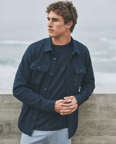 Waffle Shirt Jacket | Ink