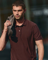 Strato Tech Polo | Raisin Heather