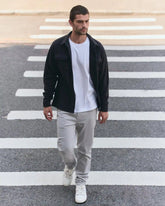 Optimist 5 Pocket Cord Pant Athletic Slim Fit | Amethyst Grey