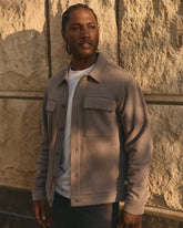 Seaside Shirt Jacket | Cavern Grey