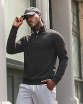 Coronado Half Zip | Black Heather