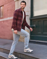 Long Sleeve Flannel Button Down Shirt | Raisin