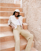 Halo Essential Wideleg Pant - Short | Khaki Heather