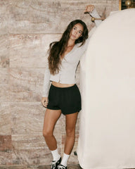 Halo Short | Solid Black
