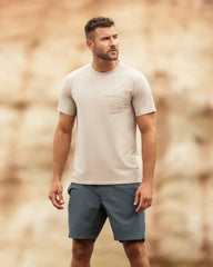 Men's Feather Pocket Tee | Toast