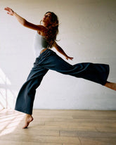 Restore Ultra Wideleg Sweatpant | Ocean Blue