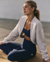 Restore Shrug | Pale Grey Heather