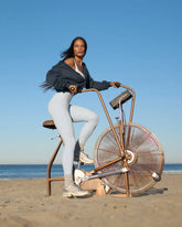 Inversion Rib Legging | Crystal Blue
