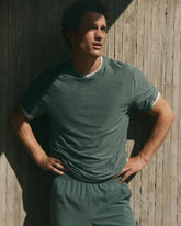 Short Sleeve Strato Tech Tee - Relaxed Fit | Agate Green Heather