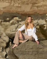 Villa Wideleg Pant | Sorrel Brown