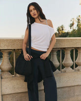 Cove Asymmetric Top | White