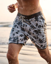 Cruise Boardshort 7" | Frost Grey Fleur