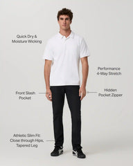 Vuori Meta™ Trouser Athletic Slim Fit 34" | Black