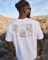 Short Sleeve Heavyweight Cotton Graphic Tee | White
