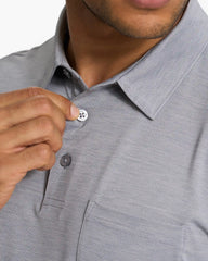 Zephyr Polo | Heather Grey
