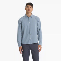 Long Sleeve Bridge Button Down | Light Cloud