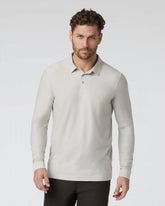 Long Sleeve Strato Tech Polo | Salt Heather