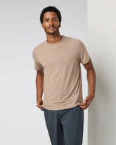 Short Sleeve Current Stripe Tee | Bronze