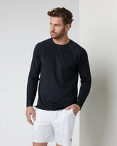 Long Sleeve Viewpoint Performance Tee | Black