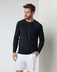 Long Sleeve Viewpoint Performance Tee | Black