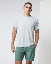 Short Sleeve Viewpoint Performance Tee | Sky Grey