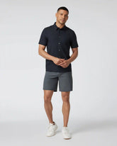 Short Sleeve Manhattan Button Down | Black