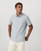 Short Sleeve Manhattan Button Down | Harbor Grey