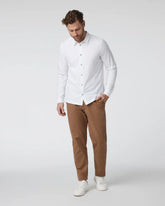 Long Sleeve Manhattan Button Down | White