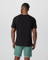 Strato Tech V-Neck Tee | Black