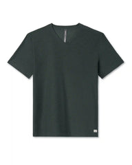 Strato Tech V-Neck Tee | Aspen Heather