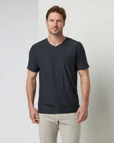 Strato Tech V-Neck Tee | Charcoal Heather
