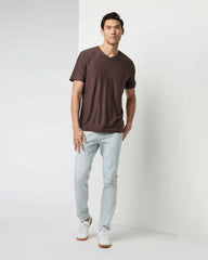 Strato Tech V-Neck Tee | Java Heather