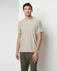 Strato Tech V-Neck Tee | Toast Heather