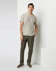 Strato Tech V-Neck Tee | Toast Heather