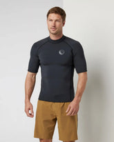 Short Sleeve Yulex Wetsuit Top | Washed Black