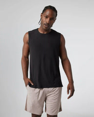 Strato Muscle Tee | Black
