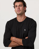 Long Sleeve Clearview Seamless Tee | Black