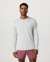 Long Sleeve Clearview Seamless Tee | Frost Grey