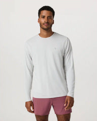 Long Sleeve Clearview Seamless Tee | Frost Grey