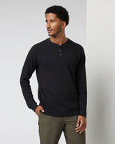 Waffle Henley | Black