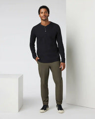Waffle Henley | Black