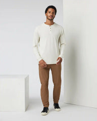 Waffle Henley | Bone