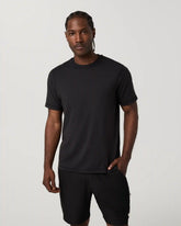 Short Sleeve Ponto Performance Tee | Solid Black