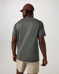 Short Sleeve Ponto Performance Tee | Army Heather