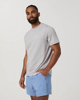 Short Sleeve Ponto Performance Tee | Light Heather Grey