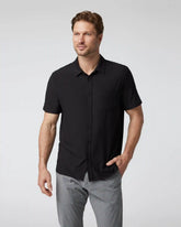 Short Sleeve Strato Button Down | Black