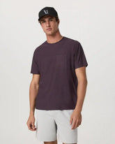 Short Sleeve Strato Pocket Tee - Relaxed Fit | Raisin Heather