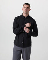Long Sleeve North Beach Button Down | Black